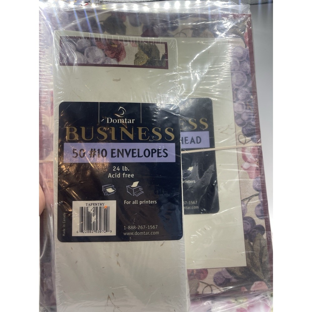 DomTar Business‎ Letterhead Tapestry 100 Count Printer Paper And Envelopes 50 Ct